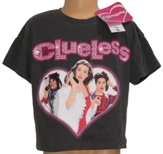outlet dětský crop top CLUELESS