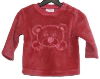 kojenecká plyšová mikina 