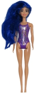 Barbie s parukou MATTEL